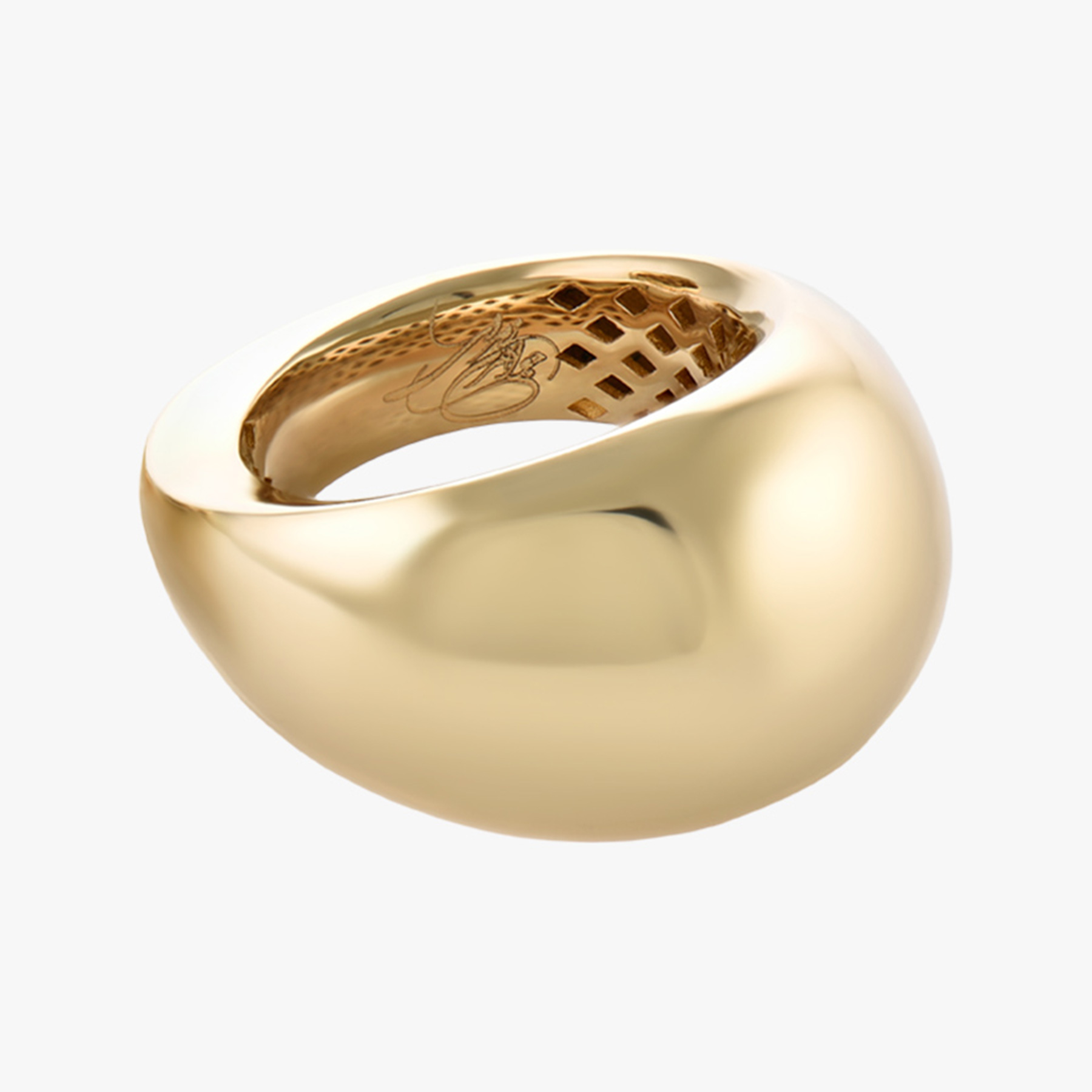 انگشتر فراکتال طلای 18 عیار کد 8636
