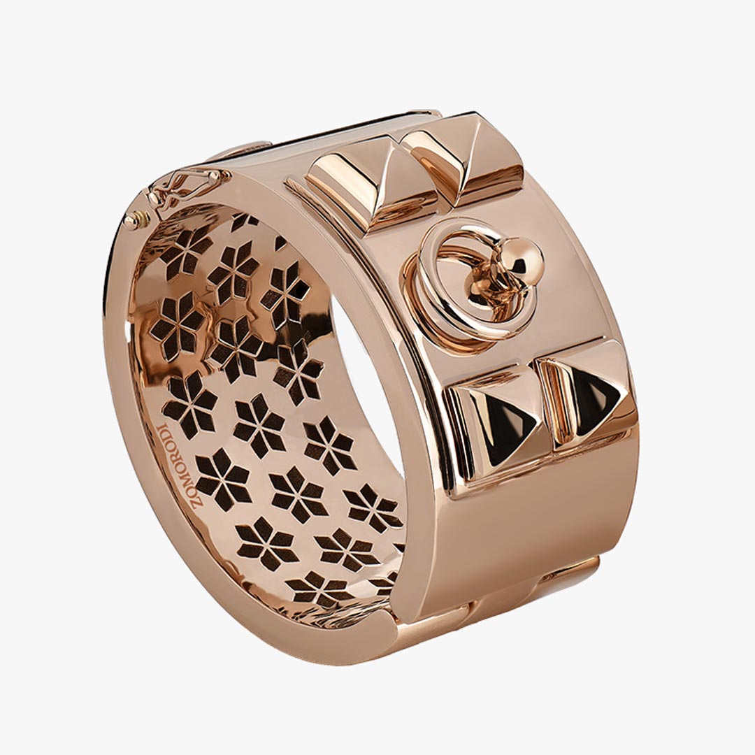 دستبند طلای رزگلد هرمس-Collier De Chien
