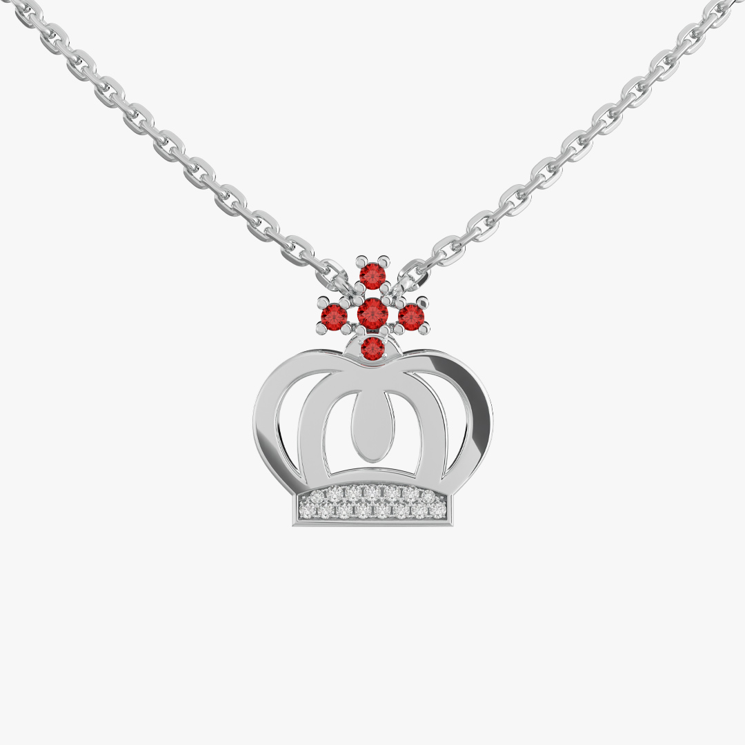 گردنبند جواهر یاقوت سرخ طرح مجستی (Majesty)