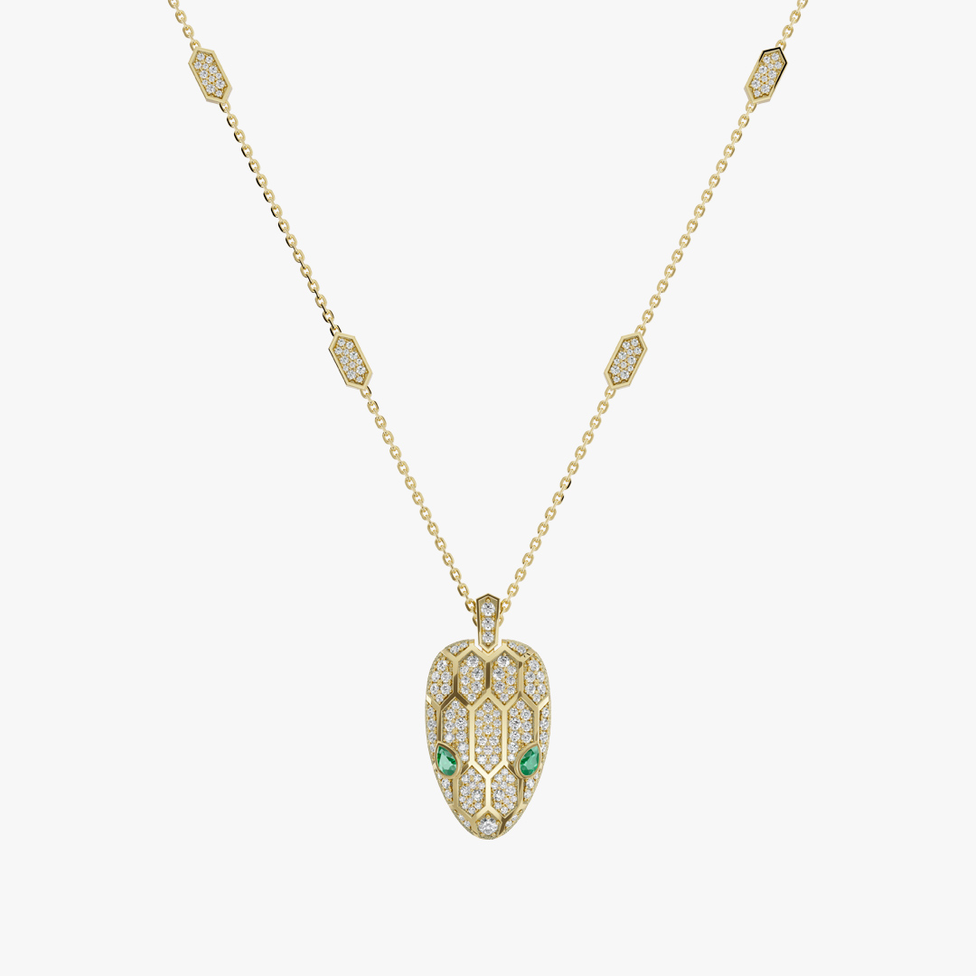 گردنبند جواهر مار بولگاری (serpenti)